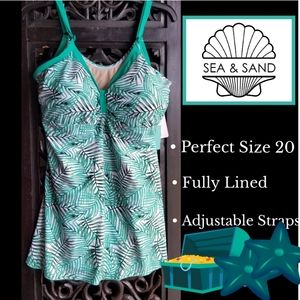 Palm Princess Swim Dress